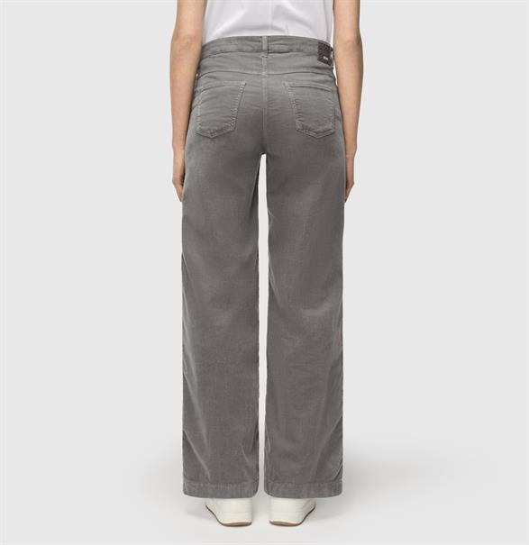 MAC JEANS - WIDE, Baby soft corduroy grau