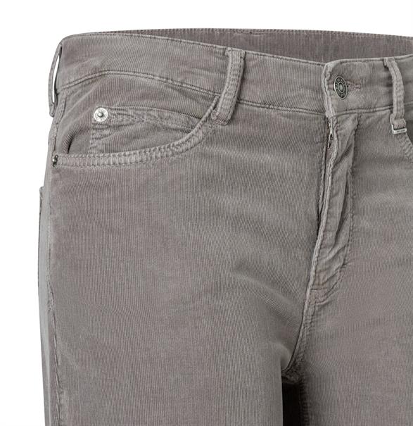MAC JEANS - WIDE, Baby soft corduroy grau