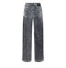 MAC JEANS - WIDELEG, Velvet denim grau