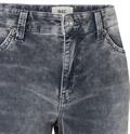 MAC JEANS - WIDELEG, Velvet denim grau
