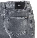 MAC JEANS - WIDELEG, Velvet denim grau