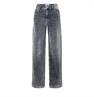MAC JEANS - WIDELEG, Velvet denim grau