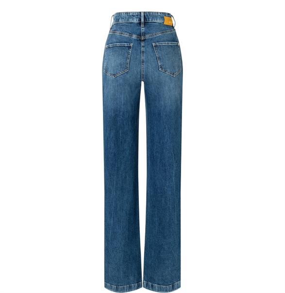 MAC JEANS - WIDELEG, Vintage comfort blau