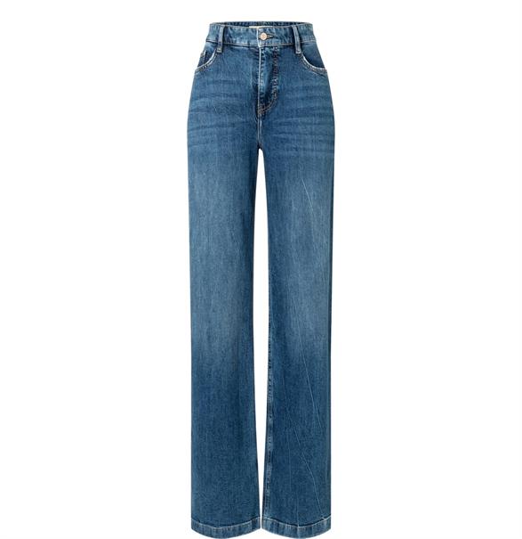 MAC JEANS - WIDELEG, Vintage comfort blau