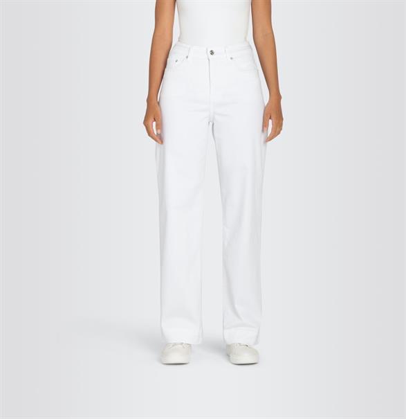 MAC JEANS - WIDELEG, Vintage comfort weiß