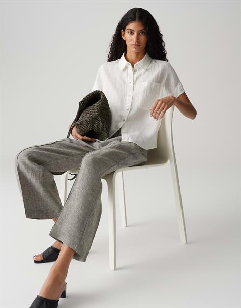 Maikito linen olive leaf