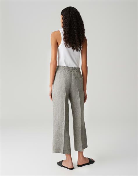 Maikito linen olive leaf