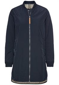 Mantel aus recyceltem Polyester navy