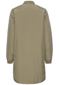 Mantel aus recyceltem Polyester sage
