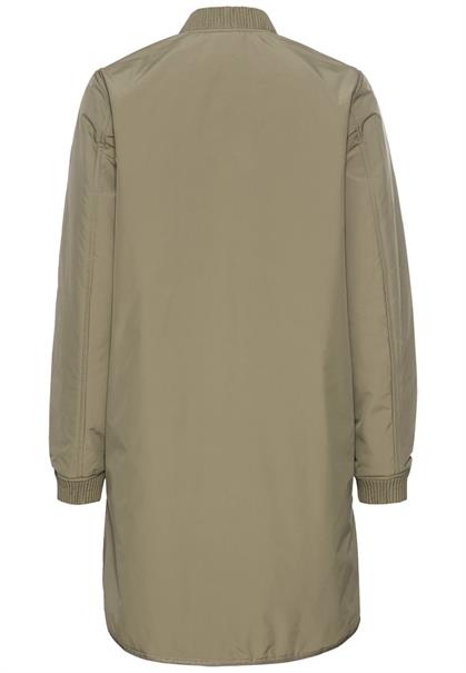 Mantel aus recyceltem Polyester sage