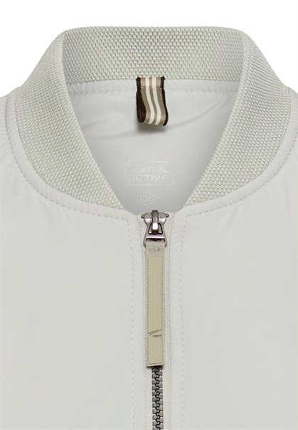 Mantel mit 2-Wege-Reißverschluss light sage