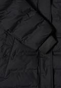 Mantel mit nahtloser Steppung black
