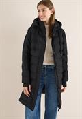 Mantel mit nahtloser Steppung black