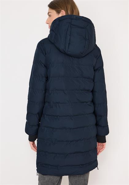 Mantel mit nahtloser Steppung dark navy blue