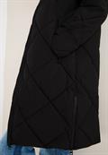 Mantel mit Rucksack Strings black