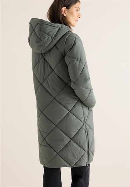 Mantel mit Rucksack Strings pastel olive