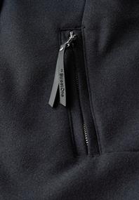 Mantel mit Strickdetails obsidian blue