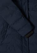 Mantel mit verklebten Nähten dark navy blue