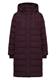 Mantel mit verklebten Nähten dark plum