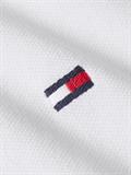 MAO COLLAR LOGO SLIM POLO weiß