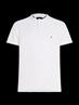 MAO COLLAR LOGO SLIM POLO weiß