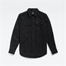 Marine Slim Shirt l\s dk black gd