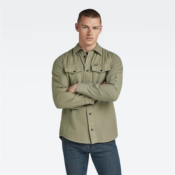 Marine Slim Shirt l\s shamrock gd