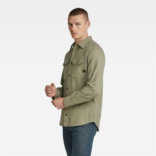 Marine Slim Shirt l\s shamrock gd