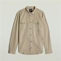 Marine Slim Shirt l\s vintage khaki gd