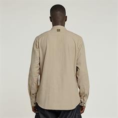 Marine Slim Shirt l\s vintage khaki gd
