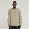 Marine Slim Shirt l\s vintage khaki gd
