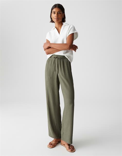 Marou crinkle olive leaf