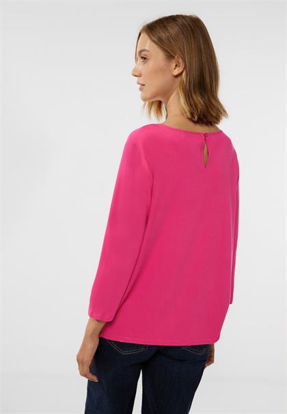 Materialmix Basic Shirt coral blossom