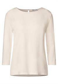 Materialmix Basic Shirt lucid white