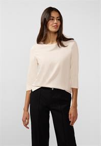 Materialmix Basic Shirt lucid white