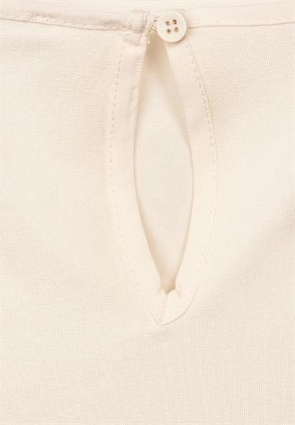 Materialmix Basic Shirt lucid white