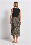 Materialmix Kleid black
