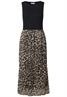 Materialmix Kleid black