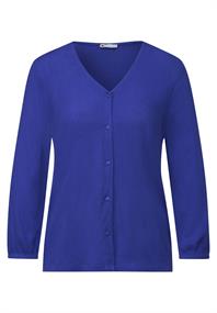 Materialmix Shirt intense royal blue