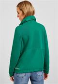 Materialmix Strickjacke smaragd green