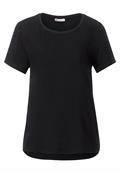 Materialmix T-Shirt black
