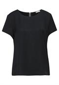 Materialmix-T-Shirt black