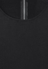 Materialmix-T-Shirt black
