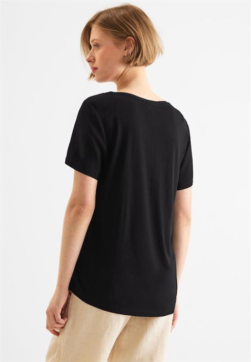 materialmix-t-shirt-black