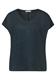 Materialmix T-Shirt cool vintage green