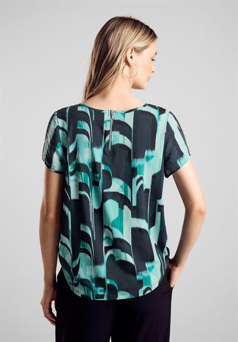 materialmix-t-shirt-hunter-green