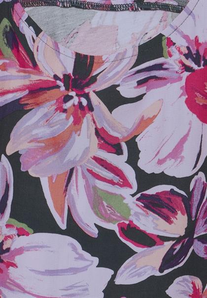 Materialmix T-Shirt magnolia pink