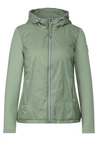 Materialmix Windbreaker dune green