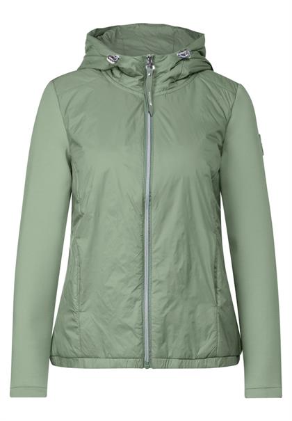 Materialmix Windbreaker dune green