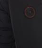 Materialmixjacke blau